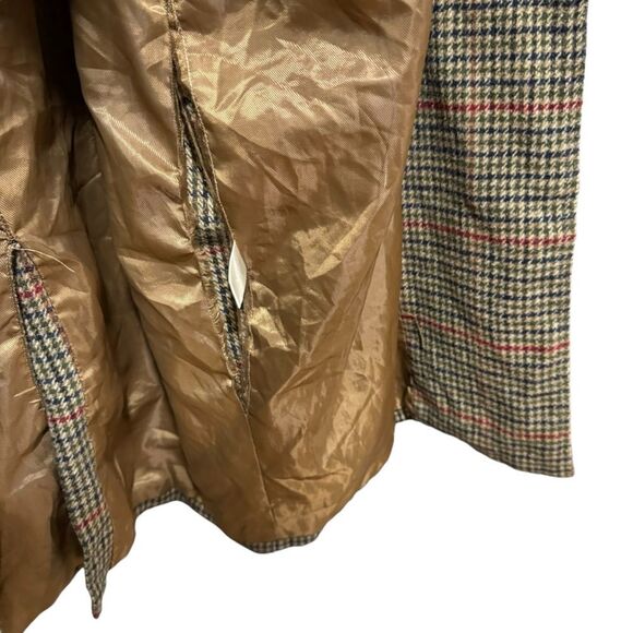 Fashion Nova Warm Up To Me Trench Coat - Taupe/Burgundy - Picture 8 of 10